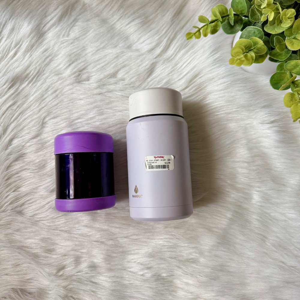 Purple Kids Lunch Bundle | Thermos FUNtainer & Manna Insulated Food Jars‎